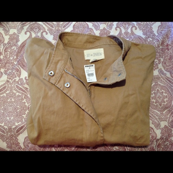 NWT Sky and Sparrow Twill Jacket from Tilly's - Picture 6 of 6